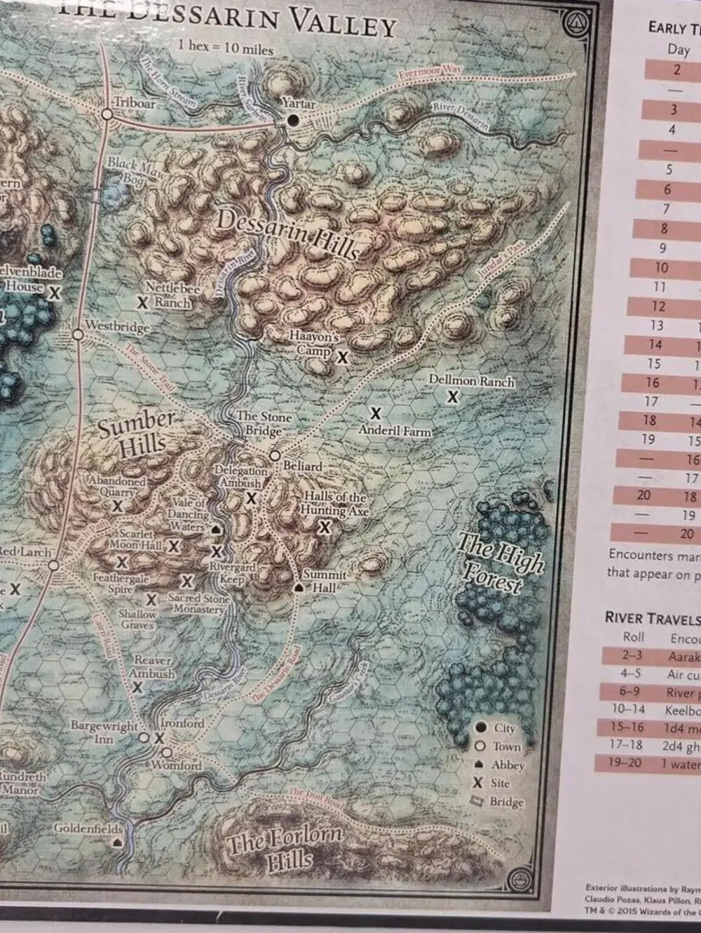 Elemental Evil Dungeons & Dragons Campaign Setting Map & Guide